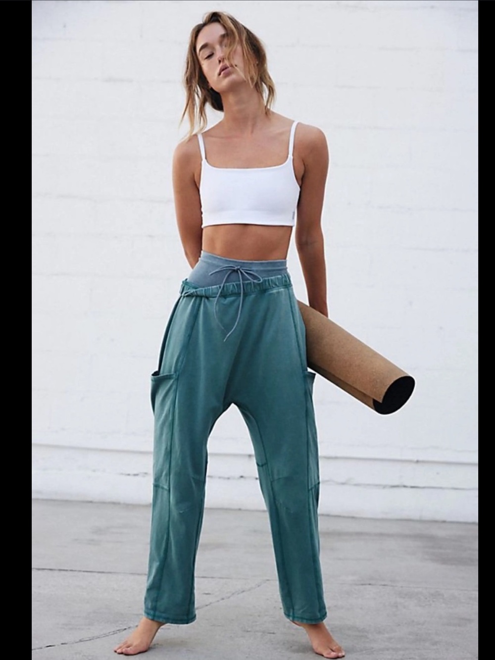 Free People Movement Hot Shot Pants Size Small Heritage Green GUC